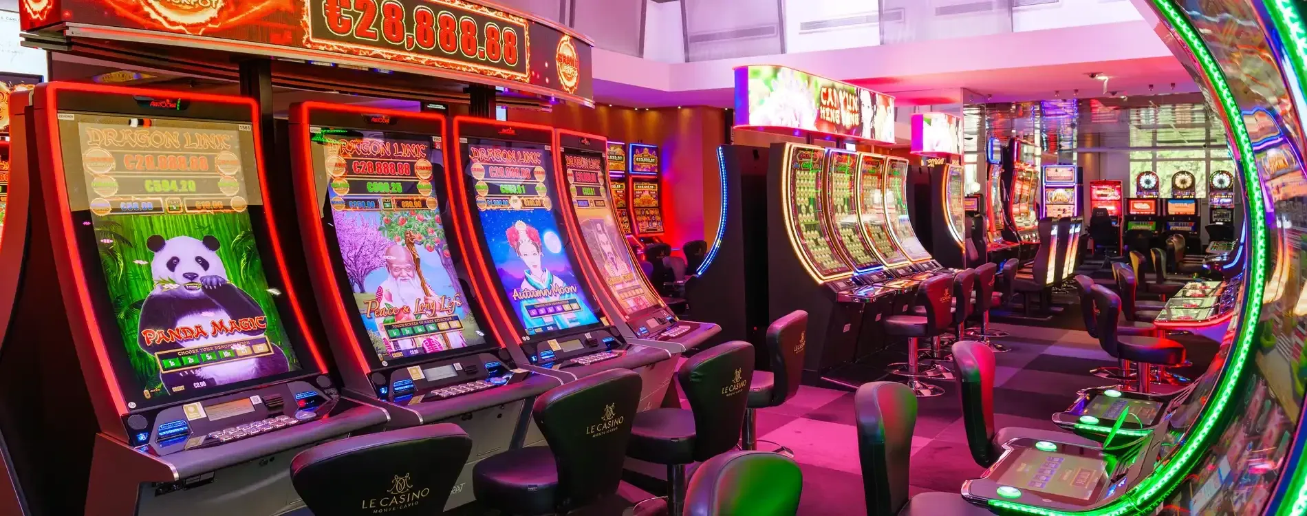 Ilustração decorativa de ambiente de casino